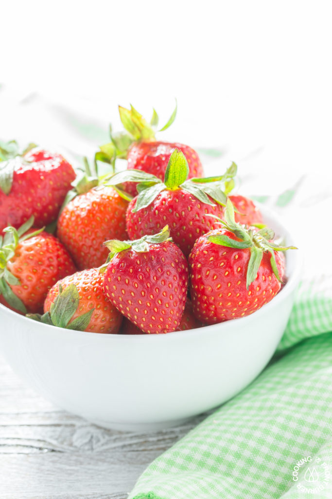 bowl of fresh strawberries