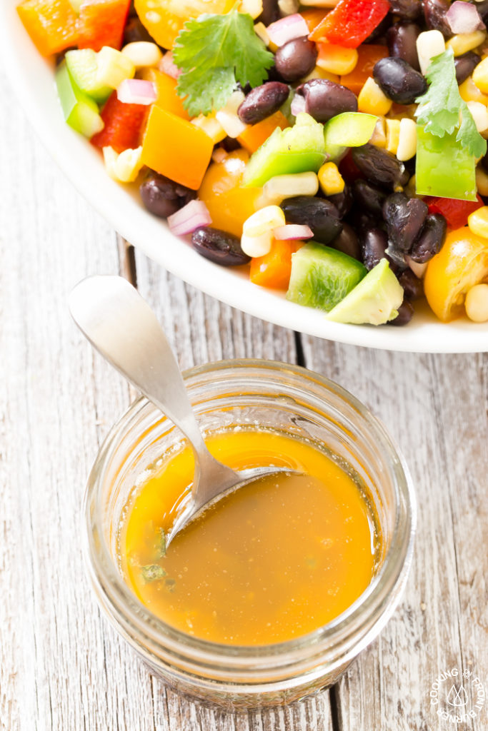 Vinaigrette Dressing for a Black Bean Corn Salad