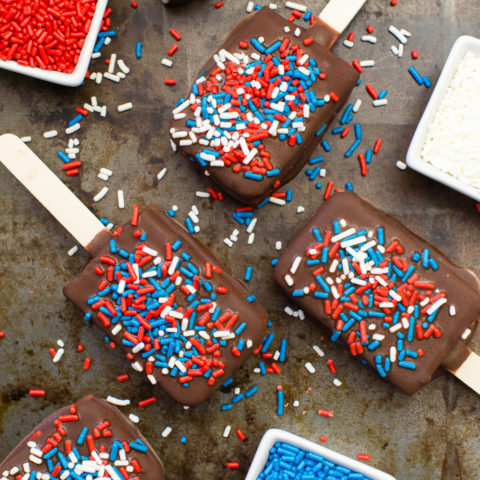 Patriotic Ice Cream Sandwiches