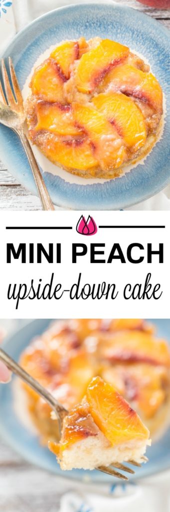 Individual Peach Upside-Down Cakes