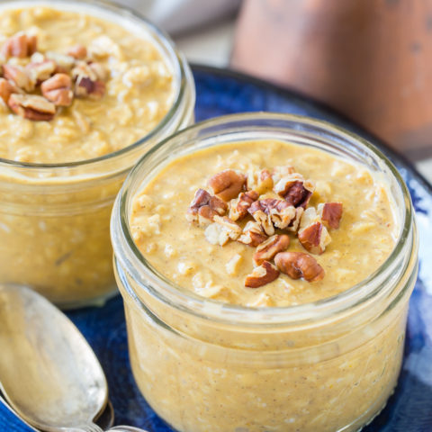 Overnight Pumpkin Spice Oatmeal