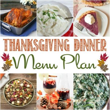 Thanksgiving Dinner Menu Plan | Cooking on the Front Burner