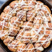 Gingerbread Rolls with Eggnog Glaze