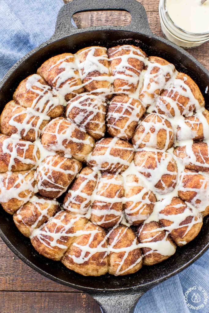 These Gingerbread Rolls with Eggnog Glaze are the perfect holiday breakfast treat!  They are so easy to do and make your kitchen smell wonderful while baking.