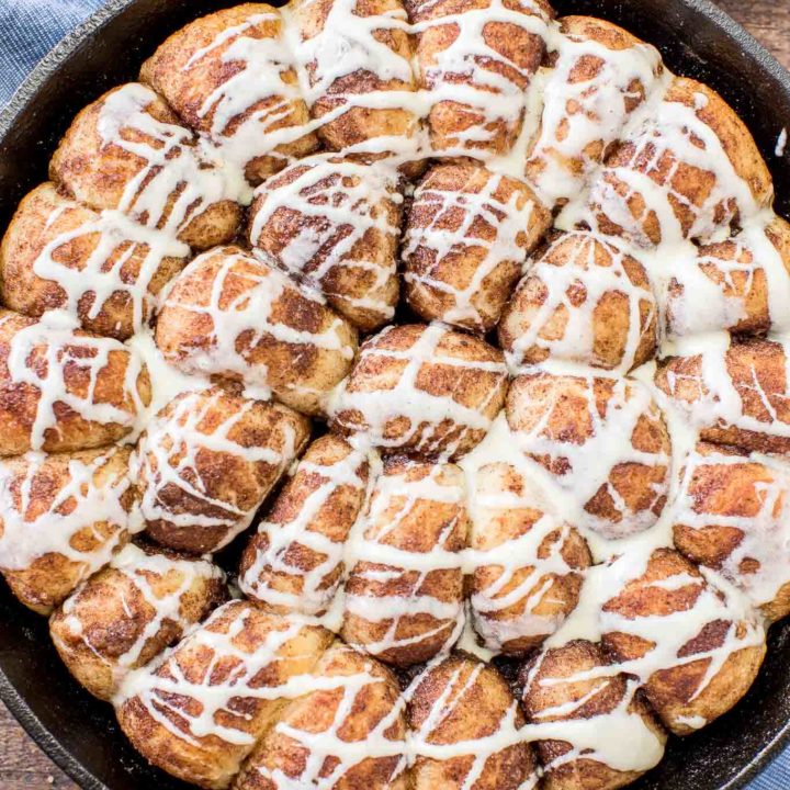 These Gingerbread Rolls with Eggnog Glaze are the perfect holiday breakfast treat!  They are so easy to do and make your kitchen smell wonderful while baking.