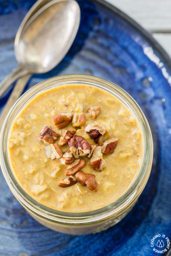 Overnight Pumpkin Spice Oatmeal