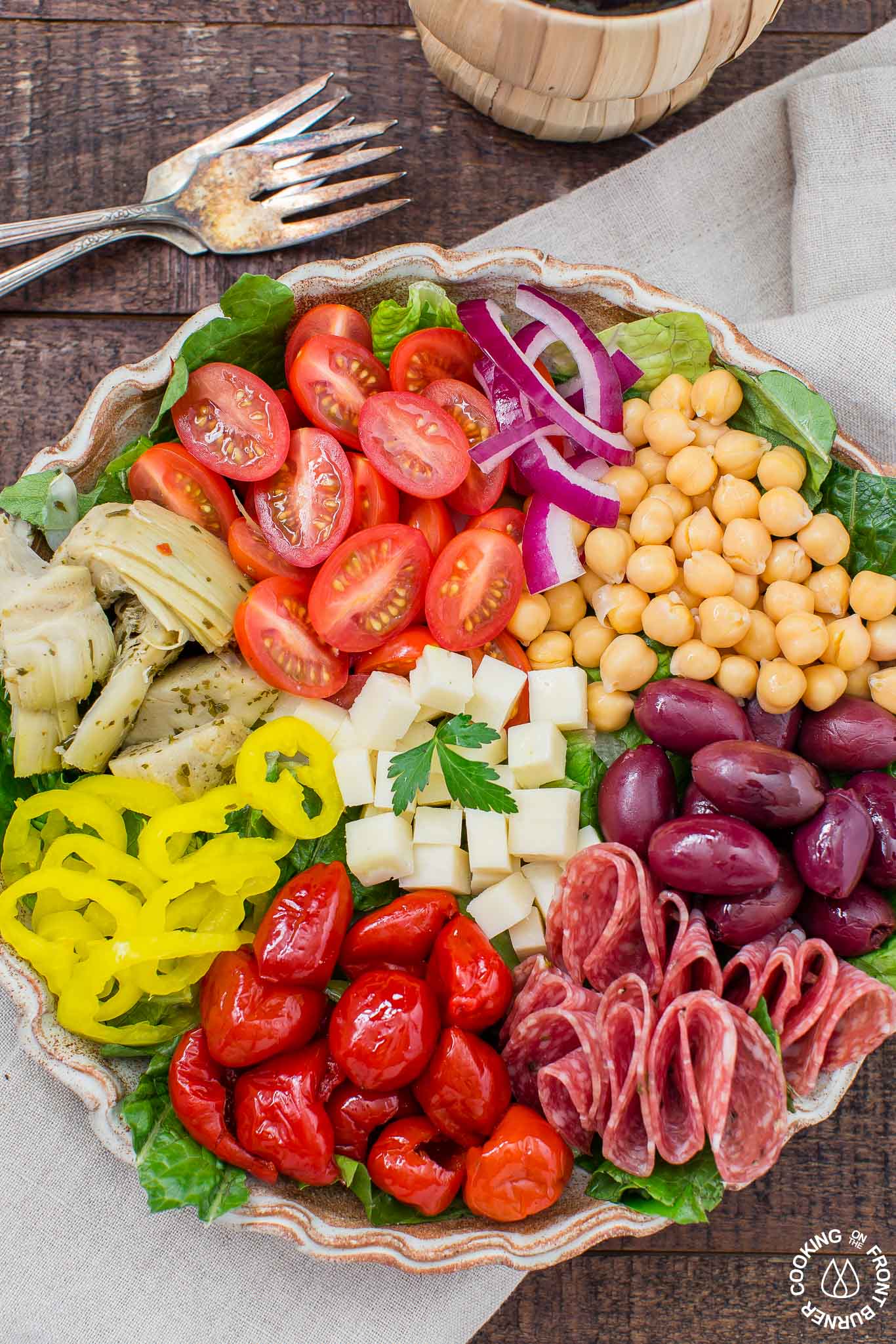 Italian Antipasto Salad Cooking on the Front Burner