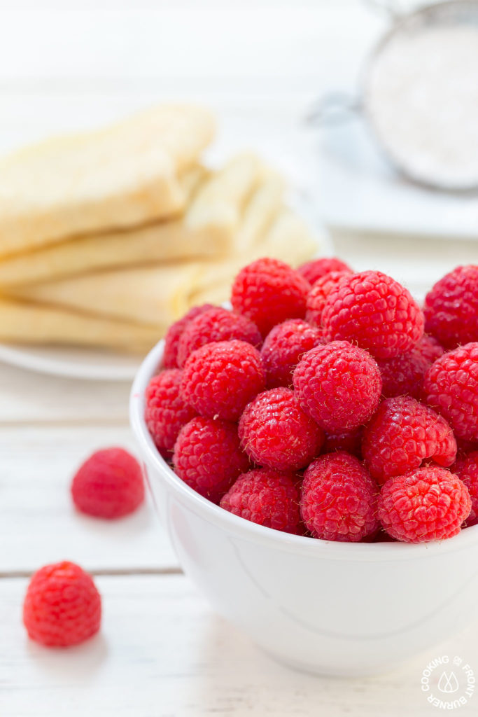 Fresh Raspberries for crepes