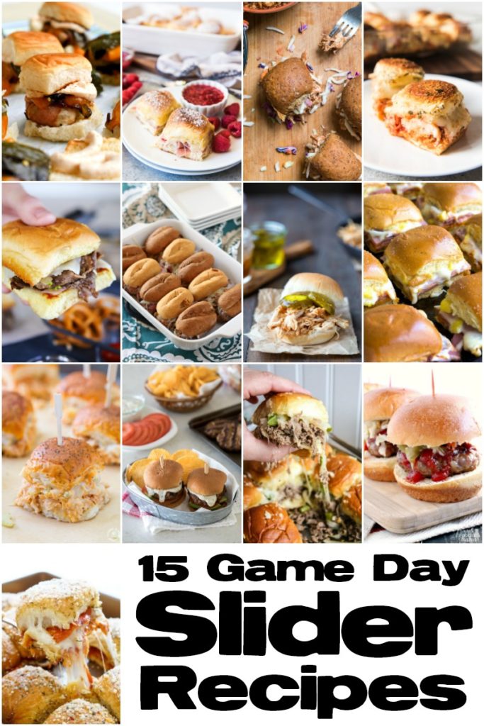 Slider recipes for game day or any day!!