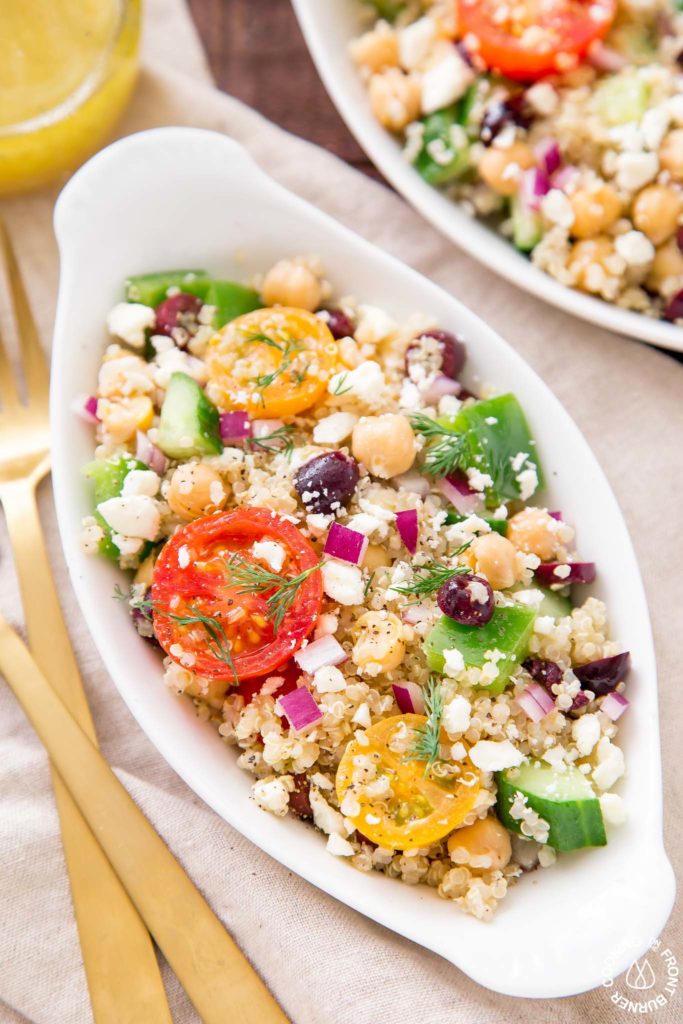 Mixed quinoa salad