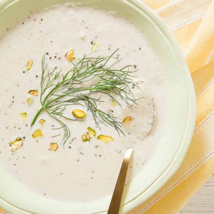 Roasted Cauliflower and Fennel Soup