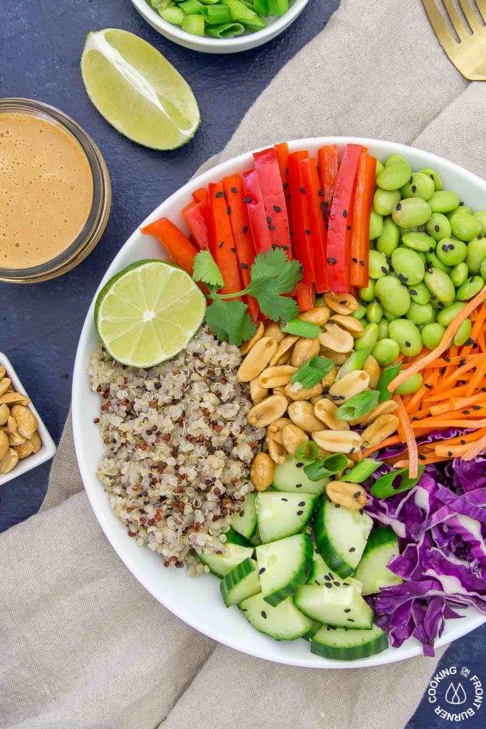 Quinoa Salad with fresh vegetables