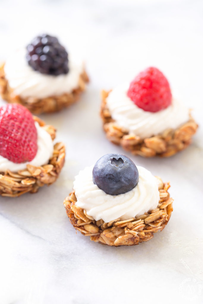 four berry tarts