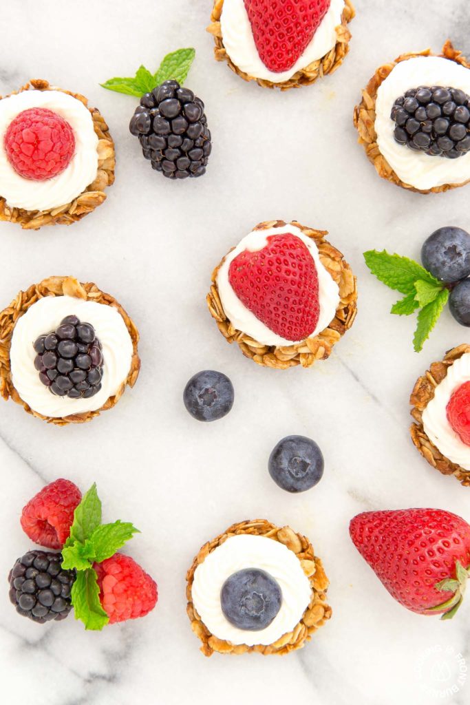 bite size berry tarts