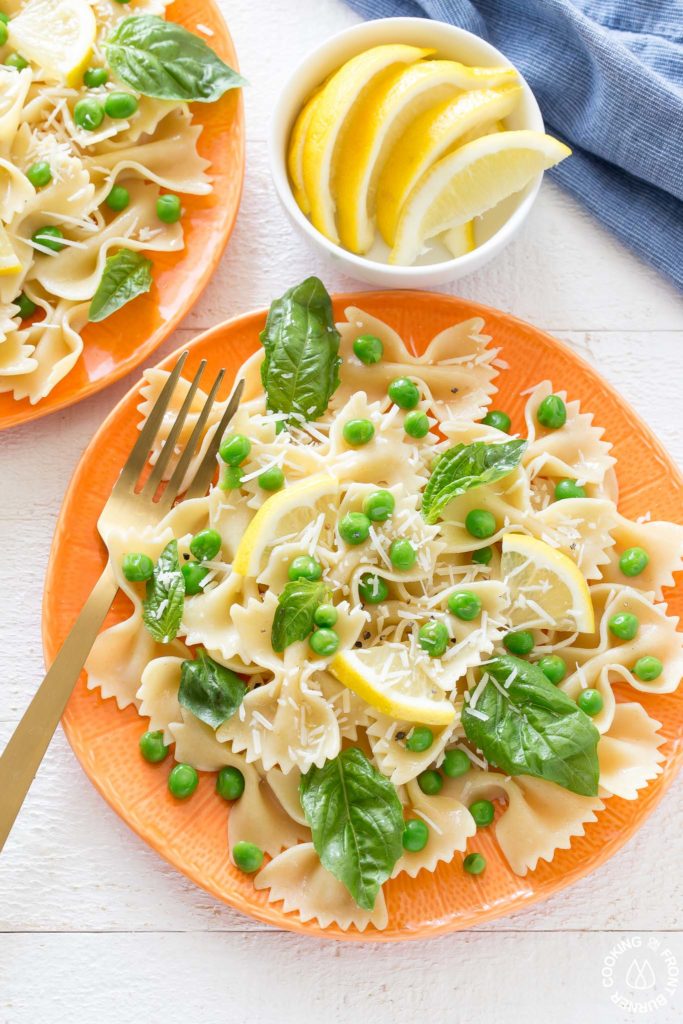 spring salad on a plate