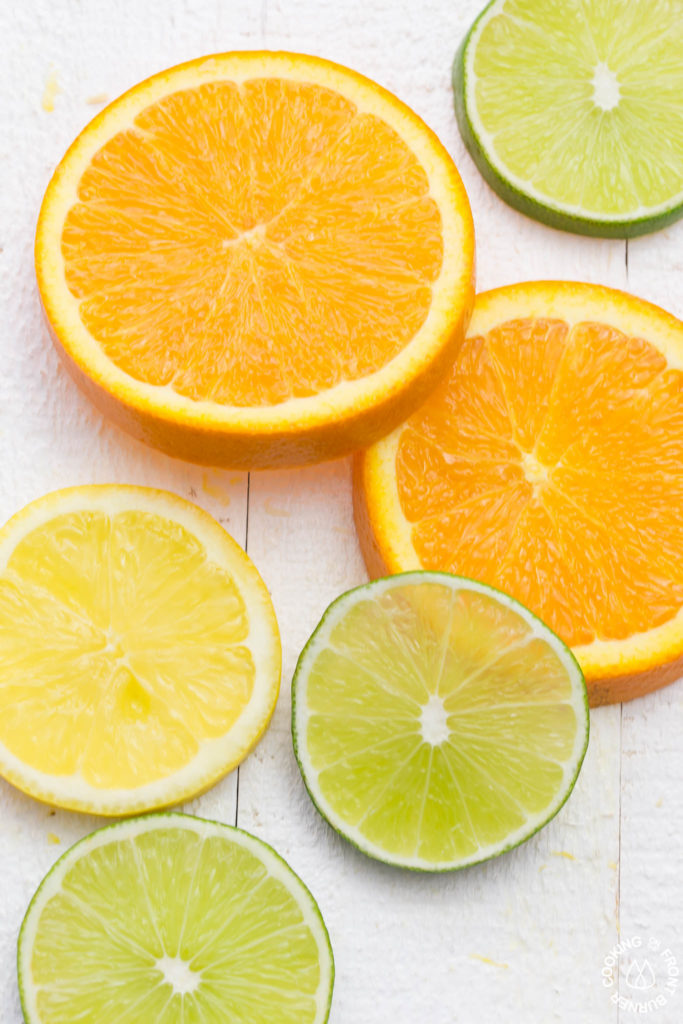 lemons limes oranges sliced