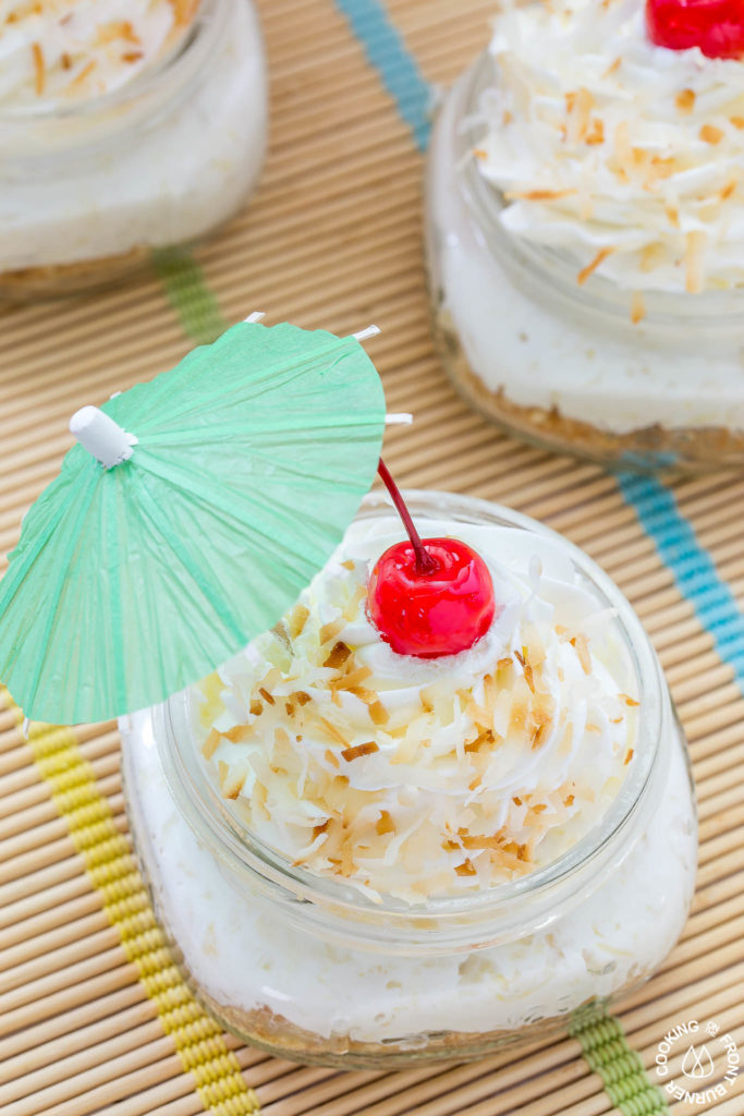 No Bake Cheesecake Jars