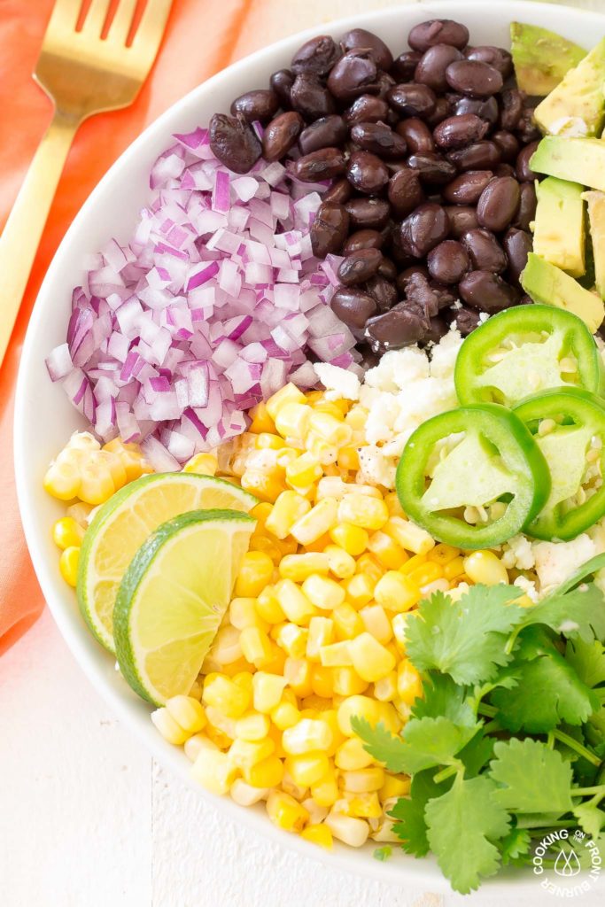 close of up veggies in a bowl