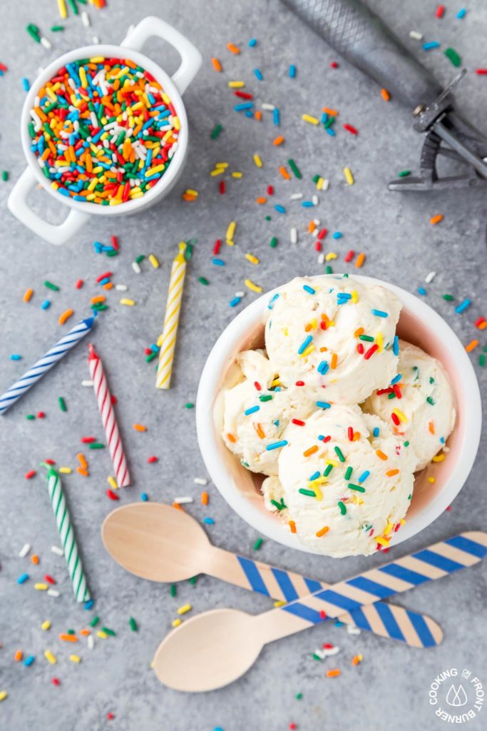 ice cream in a bowl