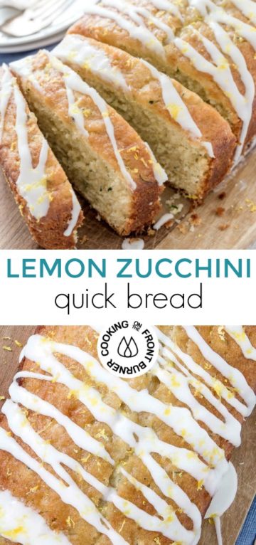 Lemon Zucchini Quick Bread with Yogurt | Cooking on the Front Burner