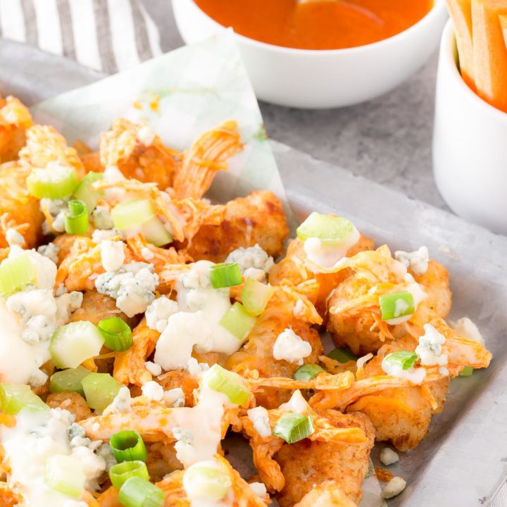 Buffalo Chicken Totchos