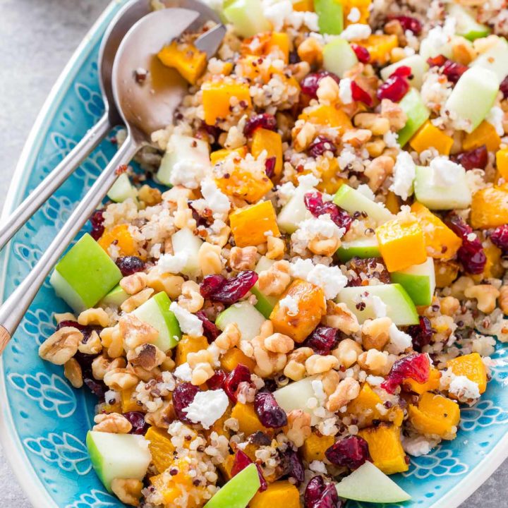 Butternut Squash Apple Quinoa Salad