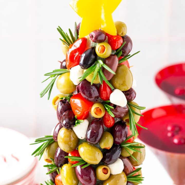 Olive Christmas Tree Appetizer