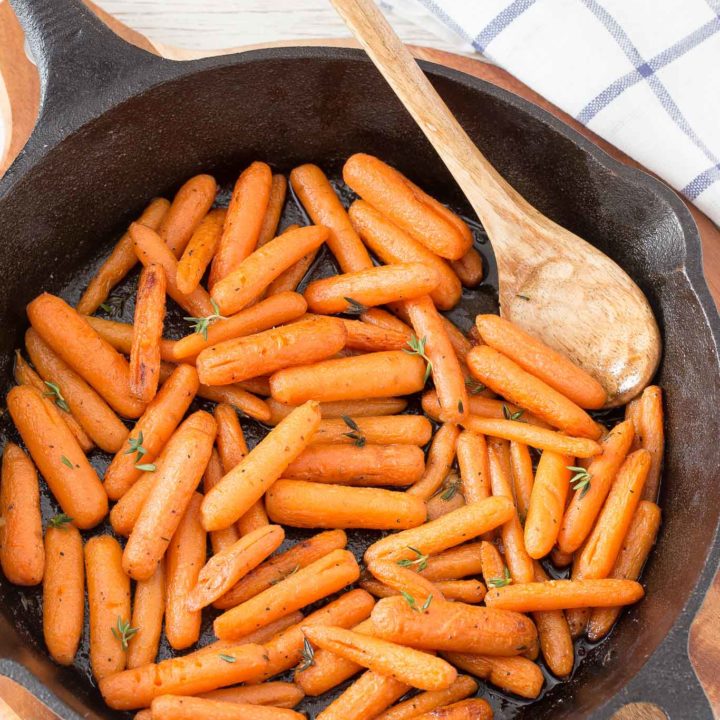 Skillet Brown Butter Carrots