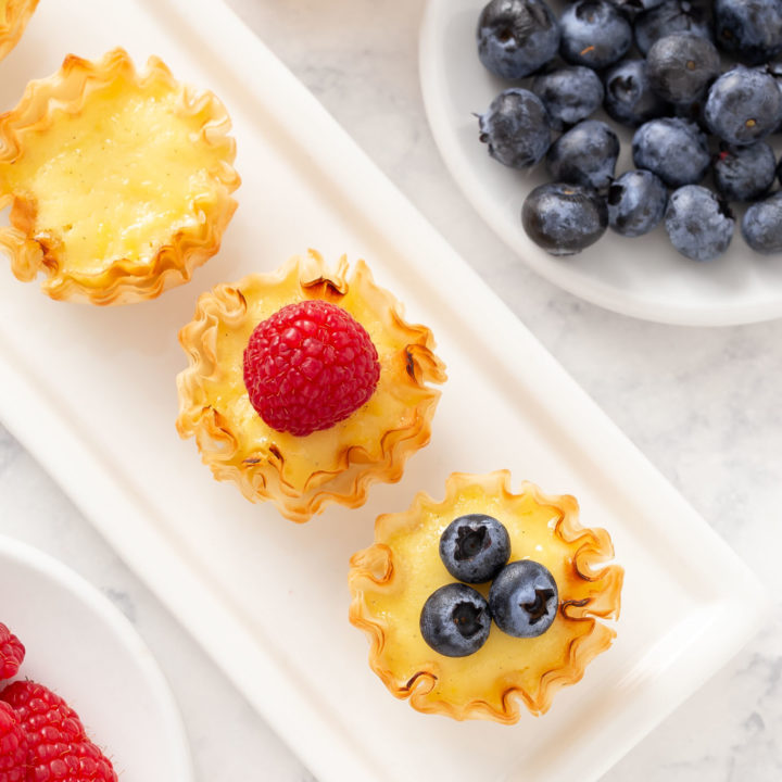 Lemon Ricotta Mini Tarts