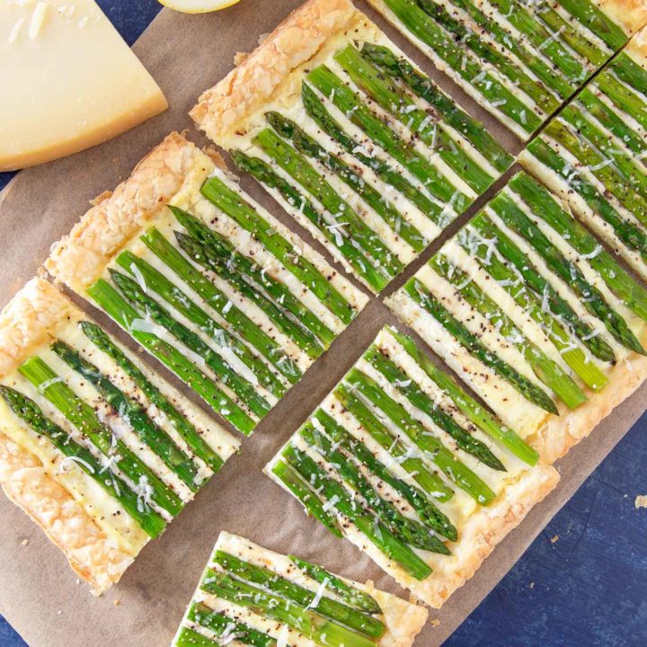 Asparagus Ricotta Lemon Tart