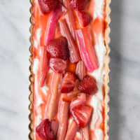 Rhubarb & Strawberry Tart