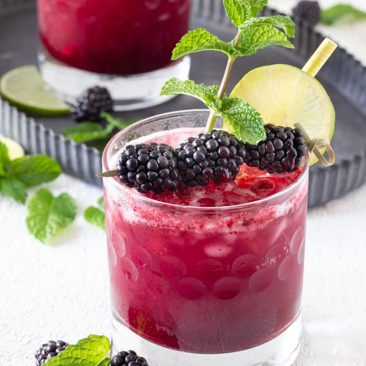 Blackberry Mint Gin Bramble