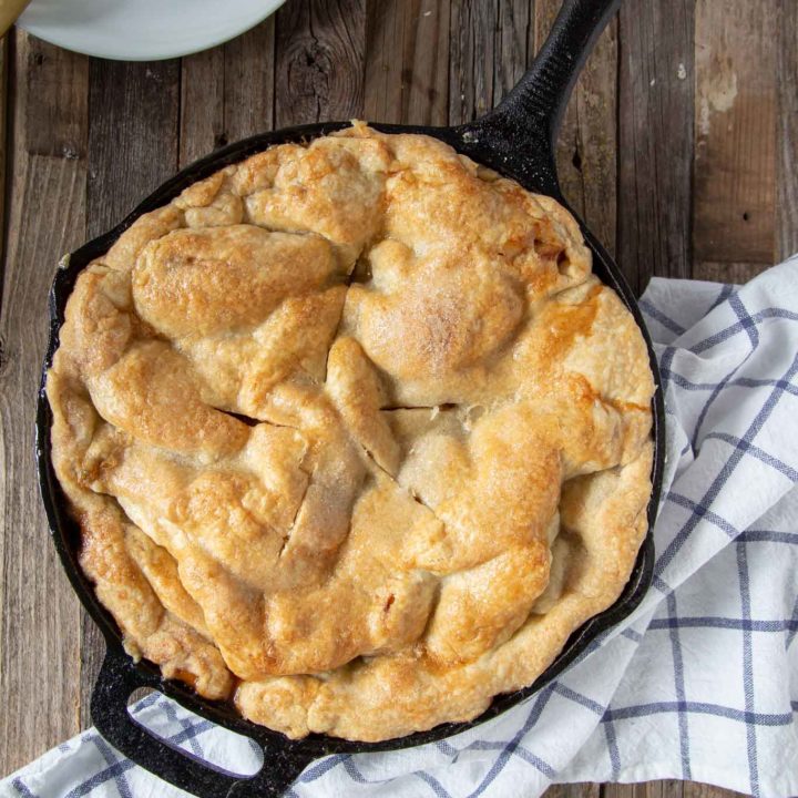 Iron Skillet Apple Pie