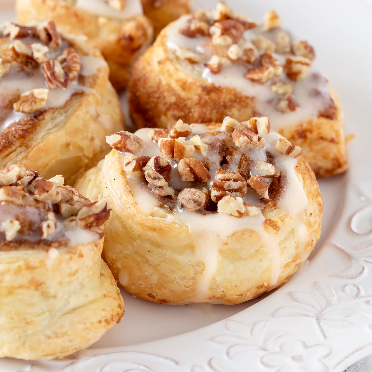 Puff Pastry Pumpkin Spice Rolls