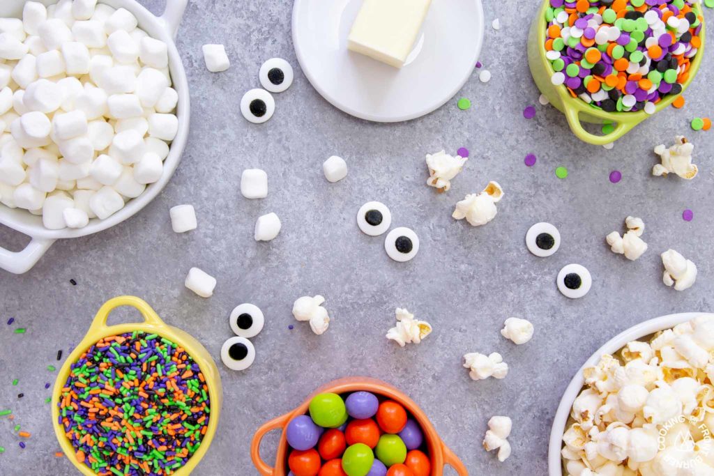 ingredients needed for halloween snack mix