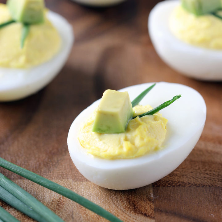 Deviled Eggs with Avocado