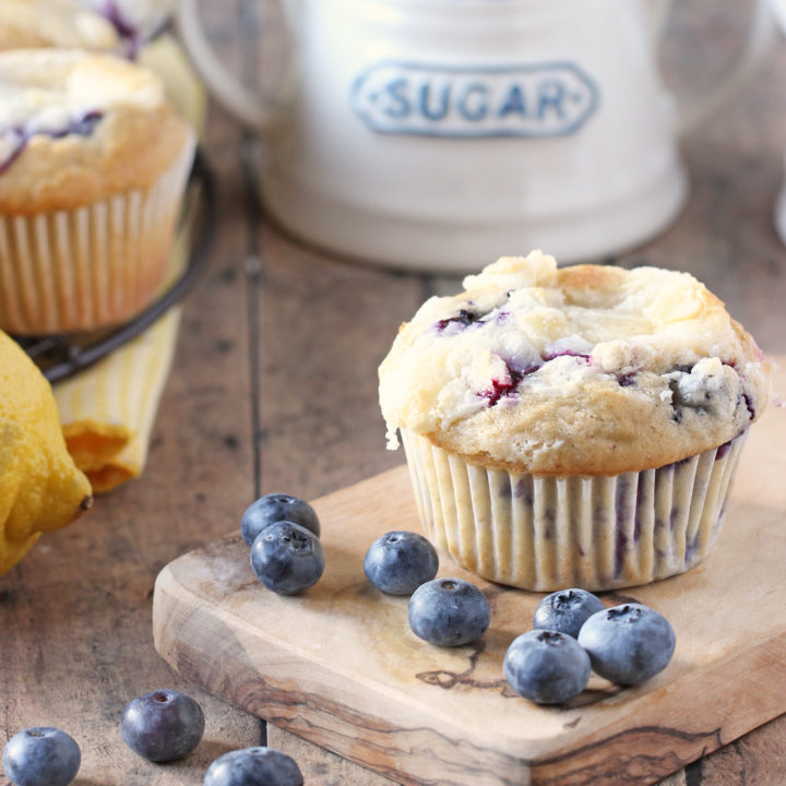 Blueberry Cream Cheese Muffins