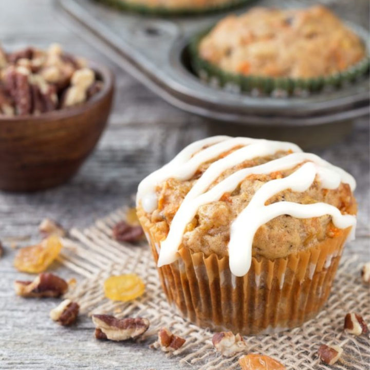 Carrot Cream Cheese Muffins