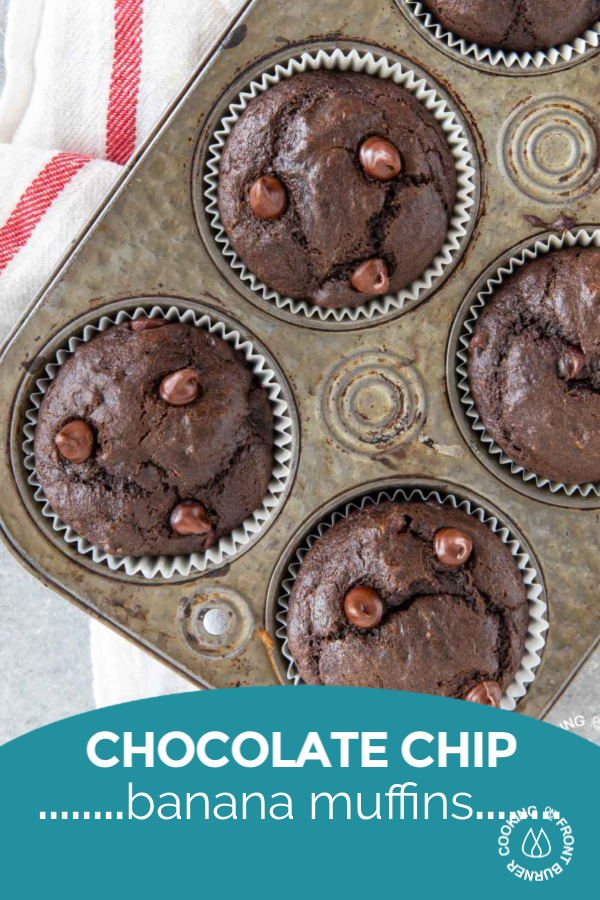 image of chocolate chip banana muffins