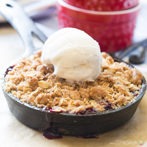 Fresh Cherry Crisp 