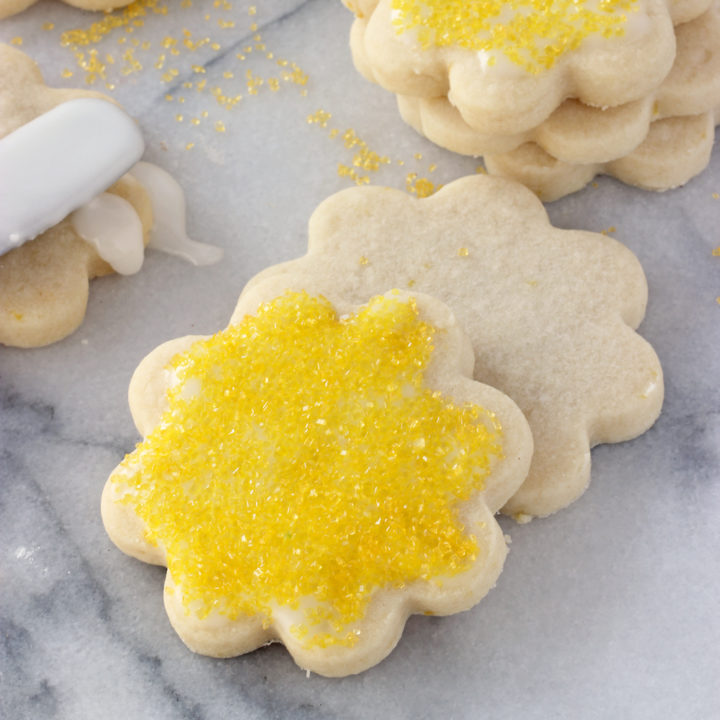 Lemon Shortbread Cookies