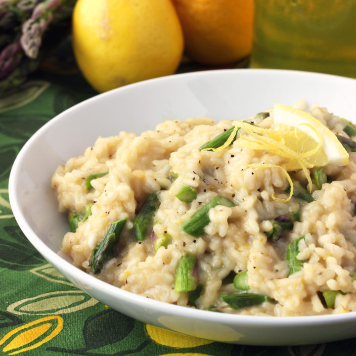 Limoncello Asparagus Risotto