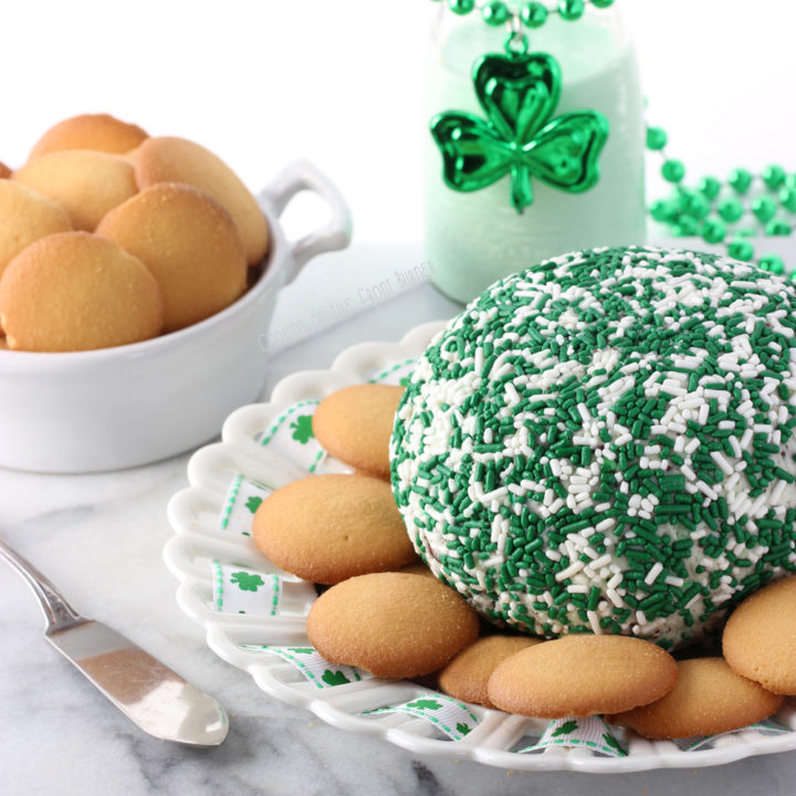 Minty Shamrock Cheese Ball