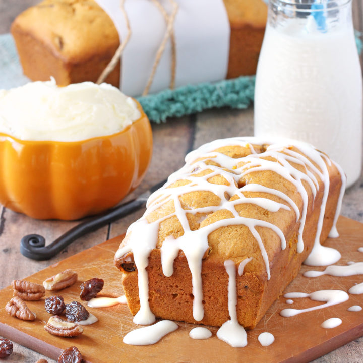 Pumpkin Cream Cheese Bread