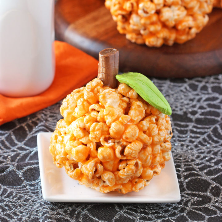 Pumpkin Popcorn Balls