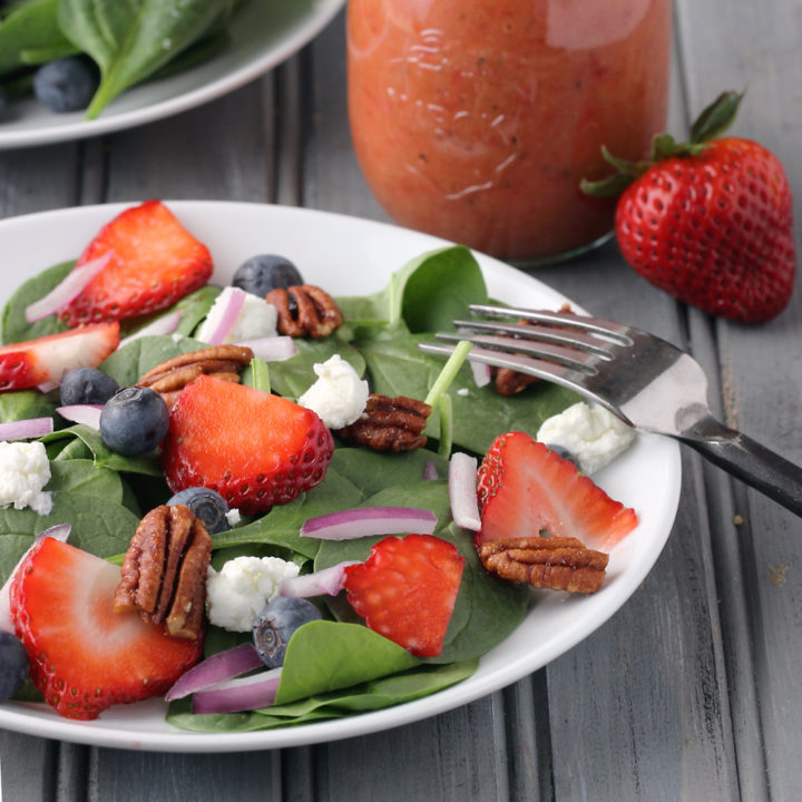 Strawberry Spinach Salad