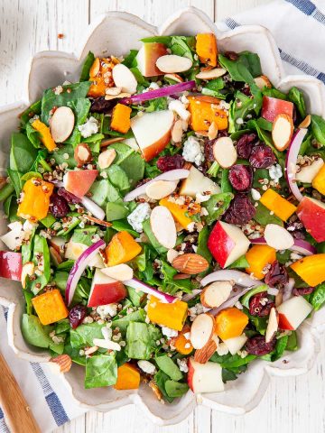 chopped salad in a bowl