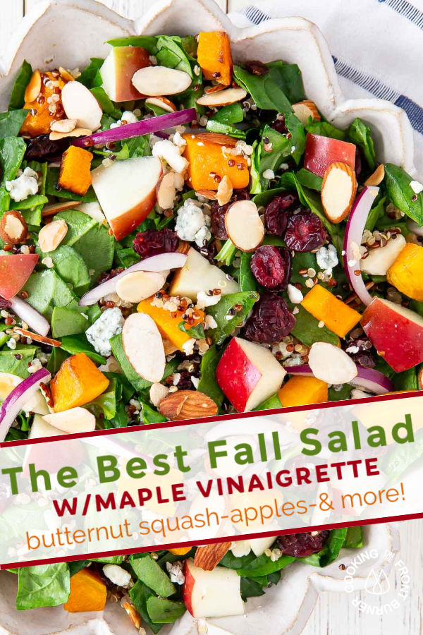 pinterest pin chopped fall salad