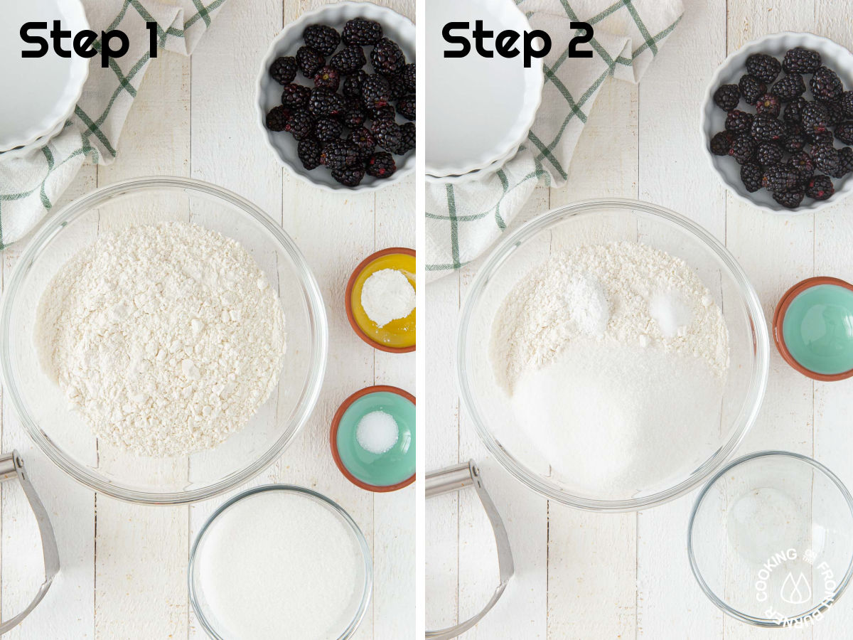 flour in a bowl