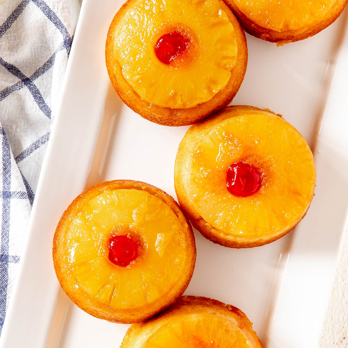 Mini Pineapple Upside Down Cake